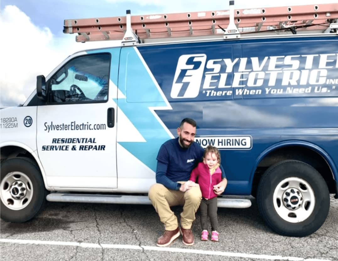 Sylvester Electric, Inc. service vehicle or team